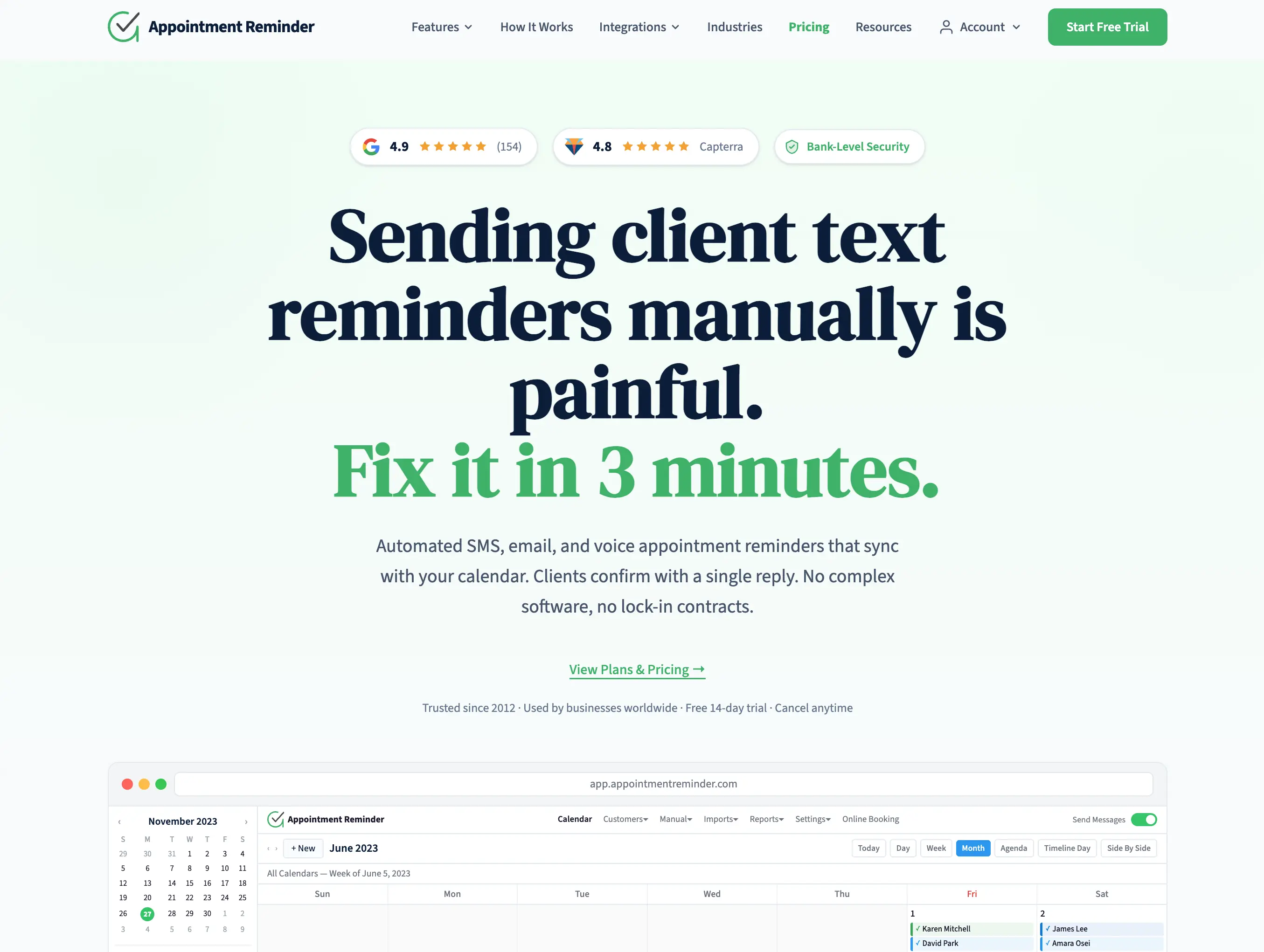 Appointmentreminder Homepage Appointmentreminder Homepage