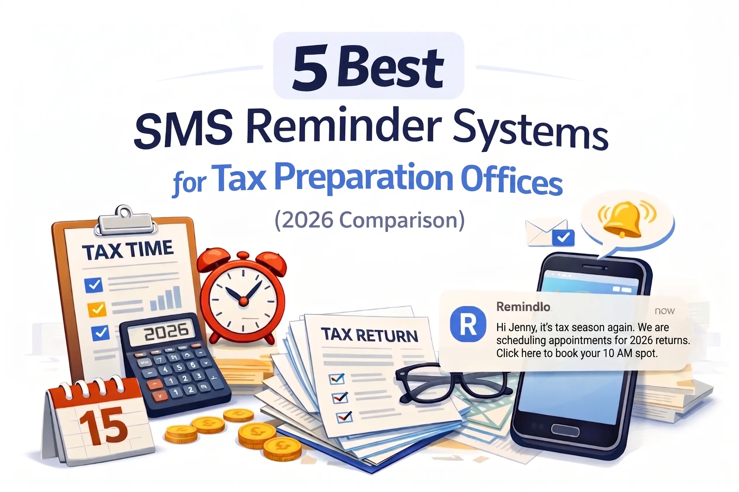 5 Best SMS Reminder Systems for Tax Preparation Offices (2026 Comparison)