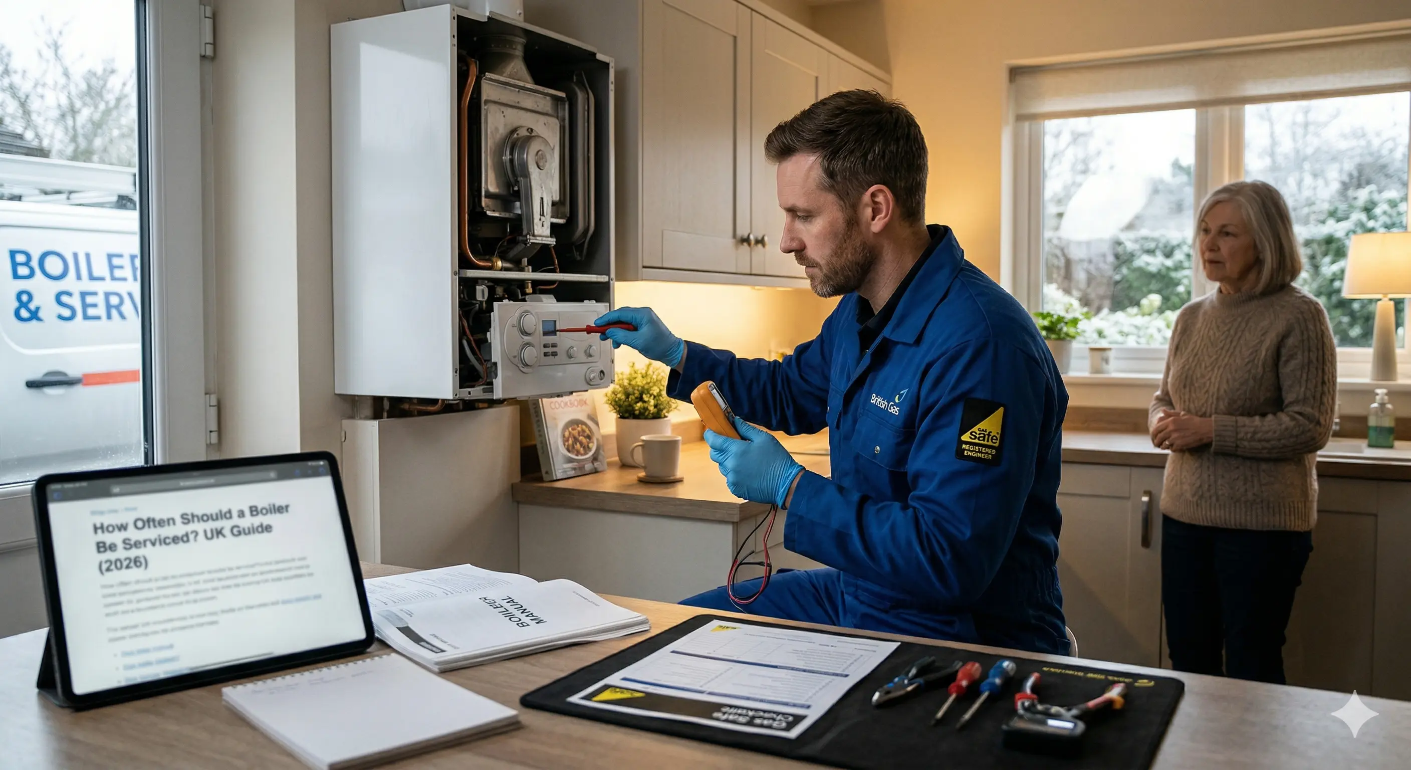 Bolier Service In a UK Home