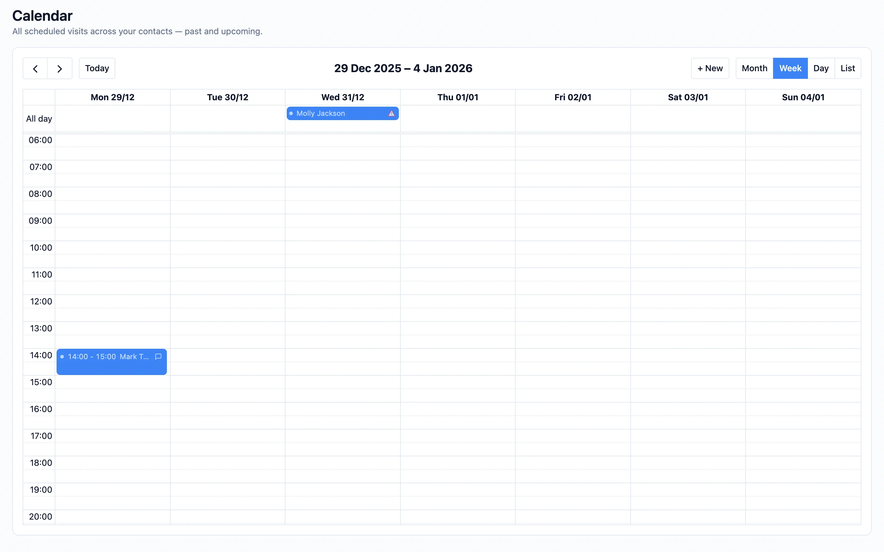 Calendar View For Adding Appointments Calendar View For Adding Appointments
