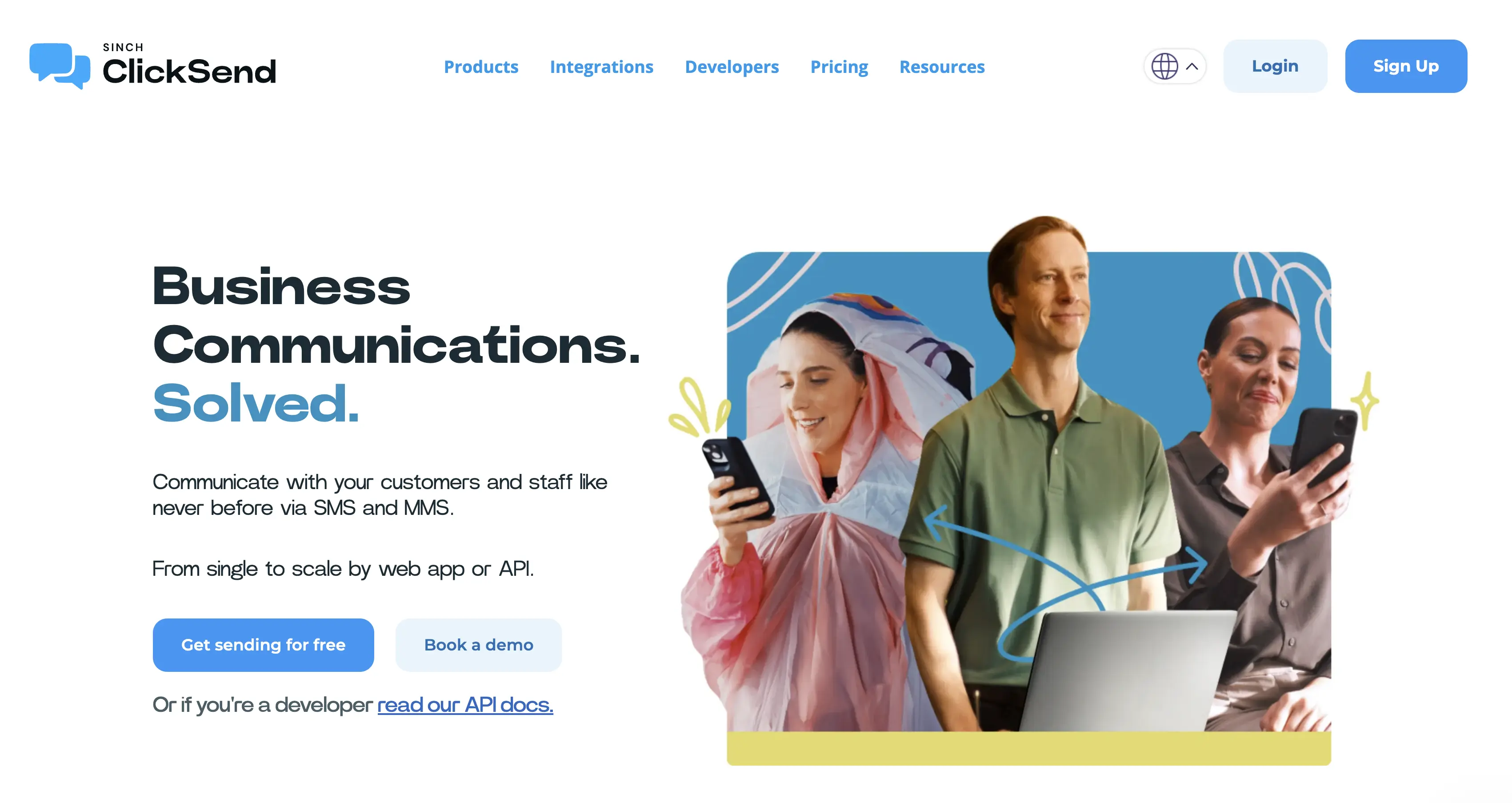 Clicksend Main Website Clicksend Main Website
