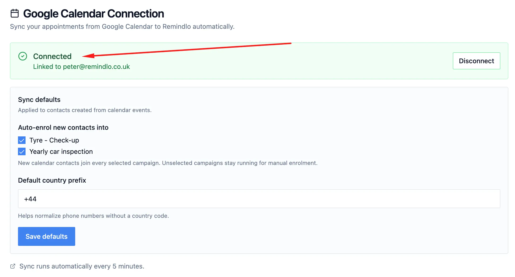 Google Sms Reminders Auto Sync Enabled Remindlo