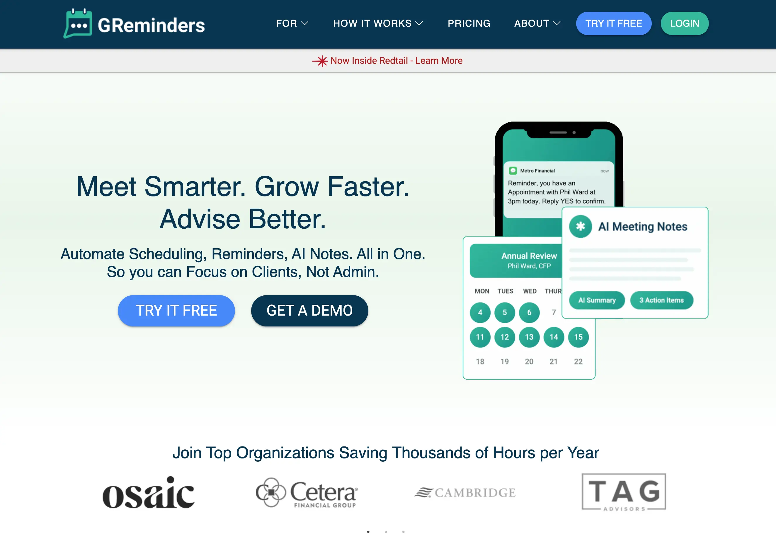 Greminders Main Website
