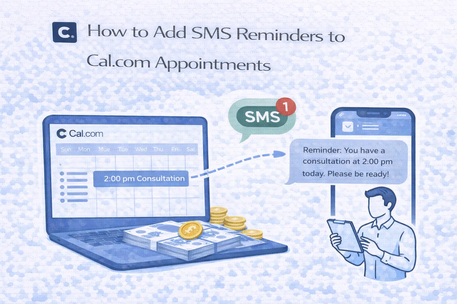 Cal.com SMS Reminders: Send Texts from Free Plan