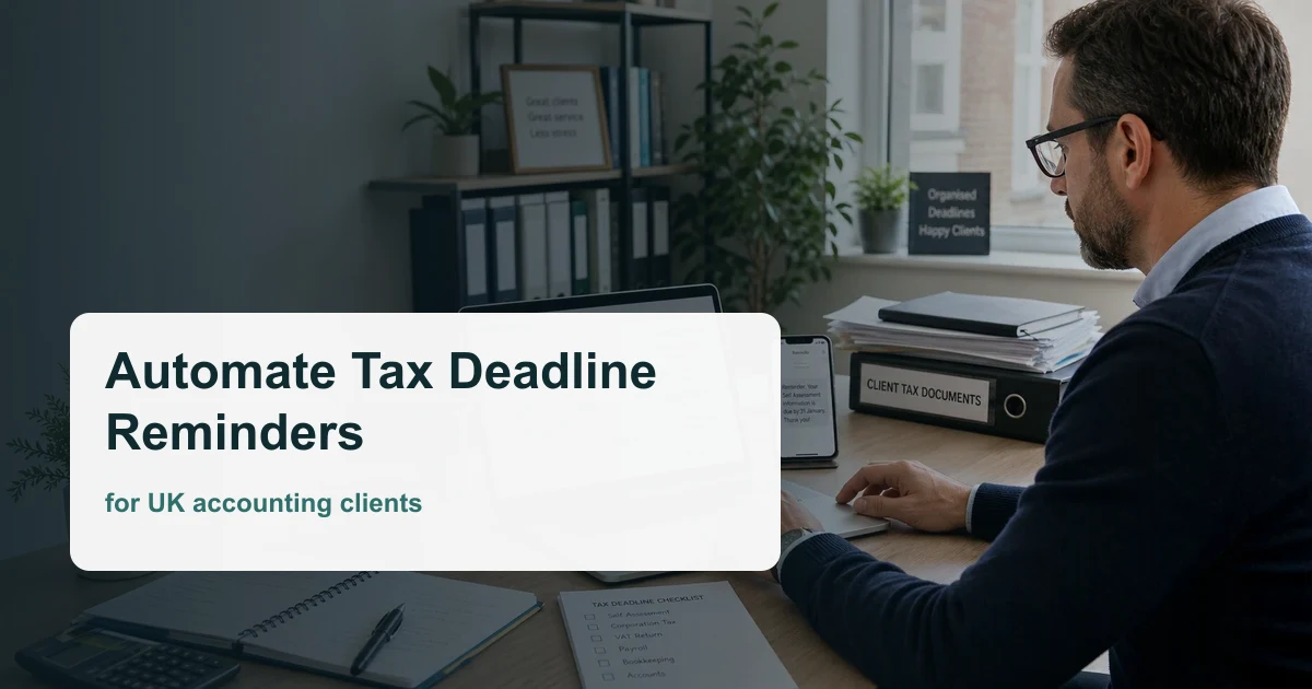 How to Automate Tax Deadline Reminders for Your Clients (UK Guide 2026)