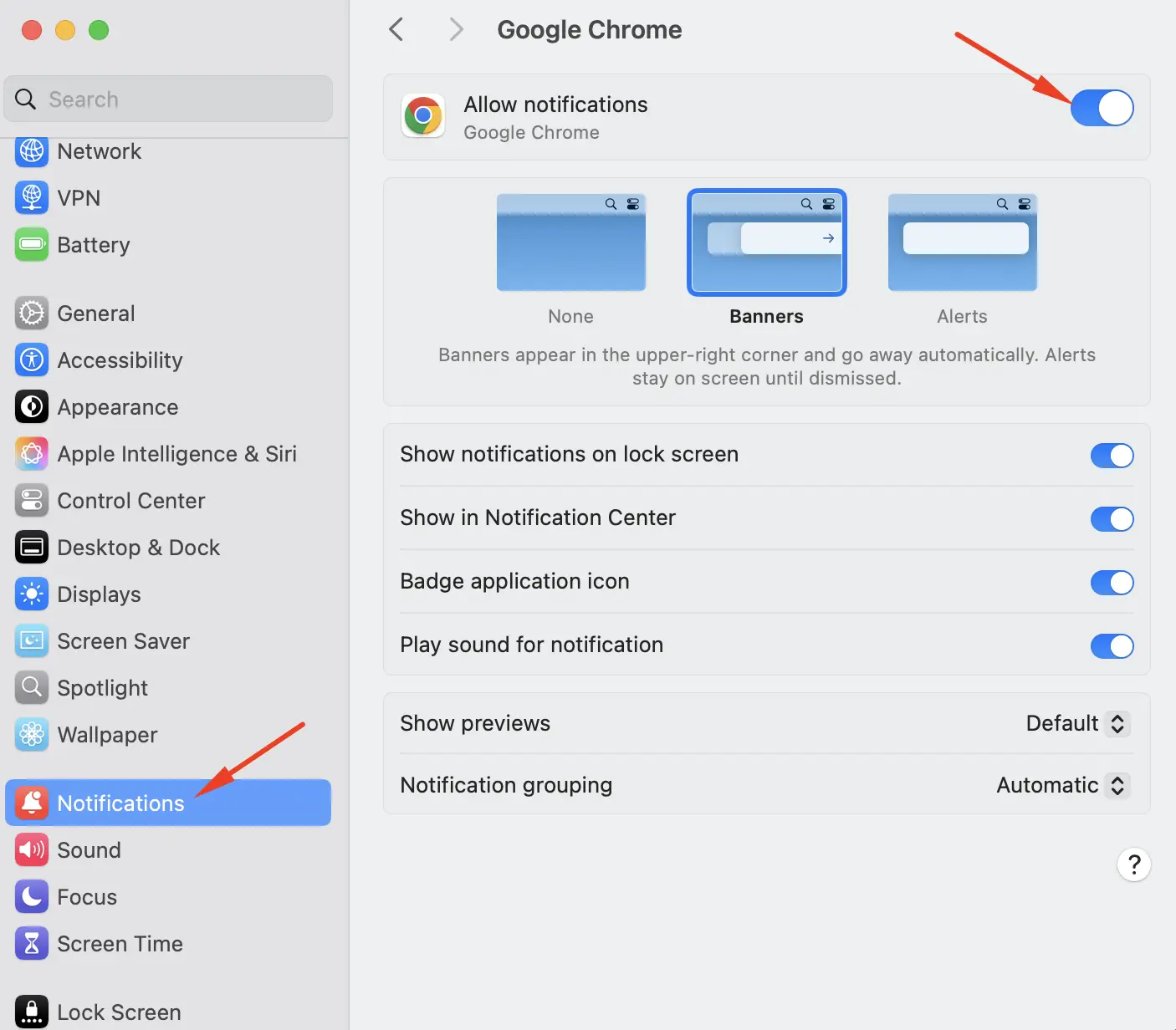 Mac Notification Settings Mac Notification Settings
