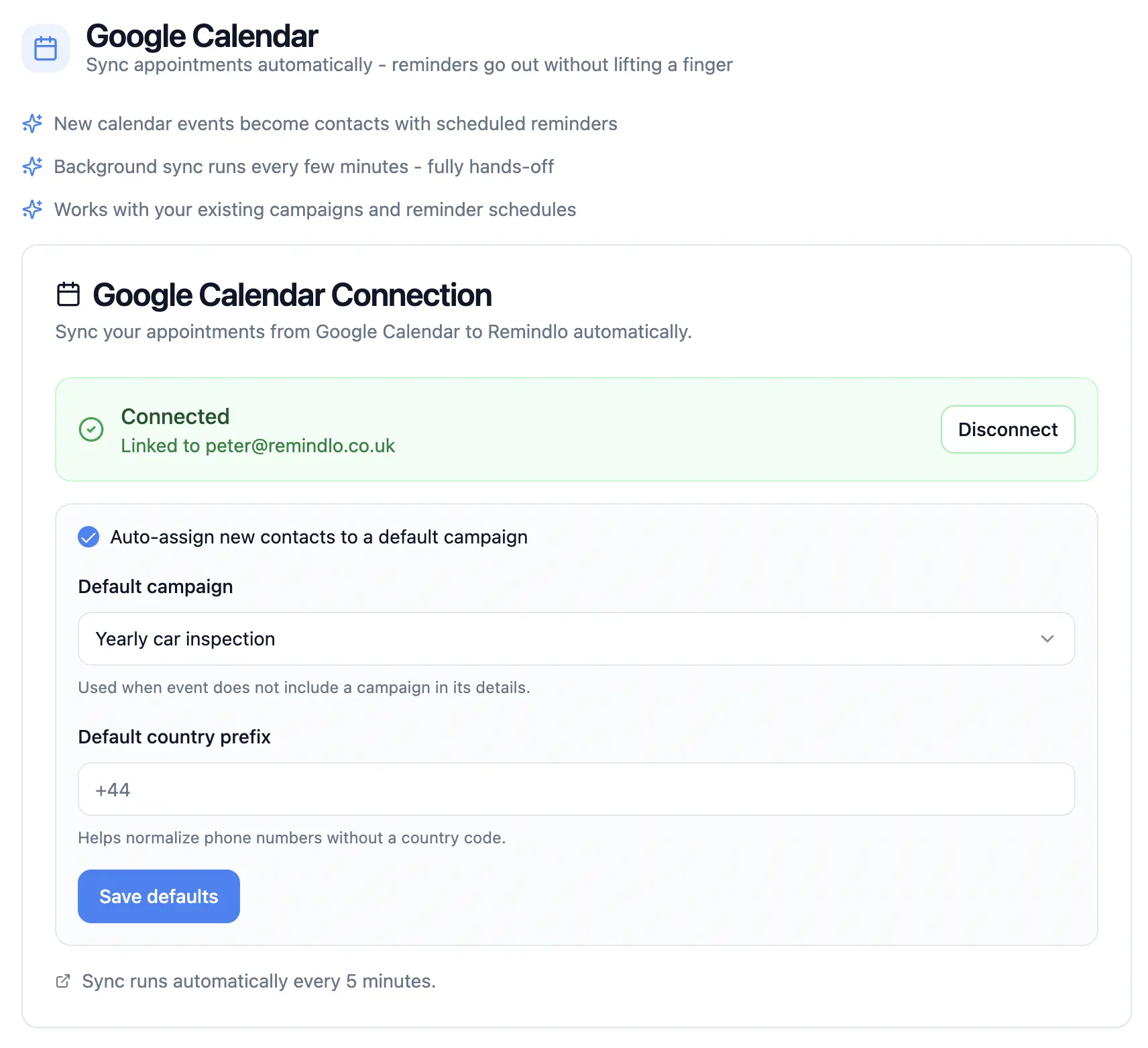 Native Google Calendar Sms Integration Native Google Calendar Sms Integration