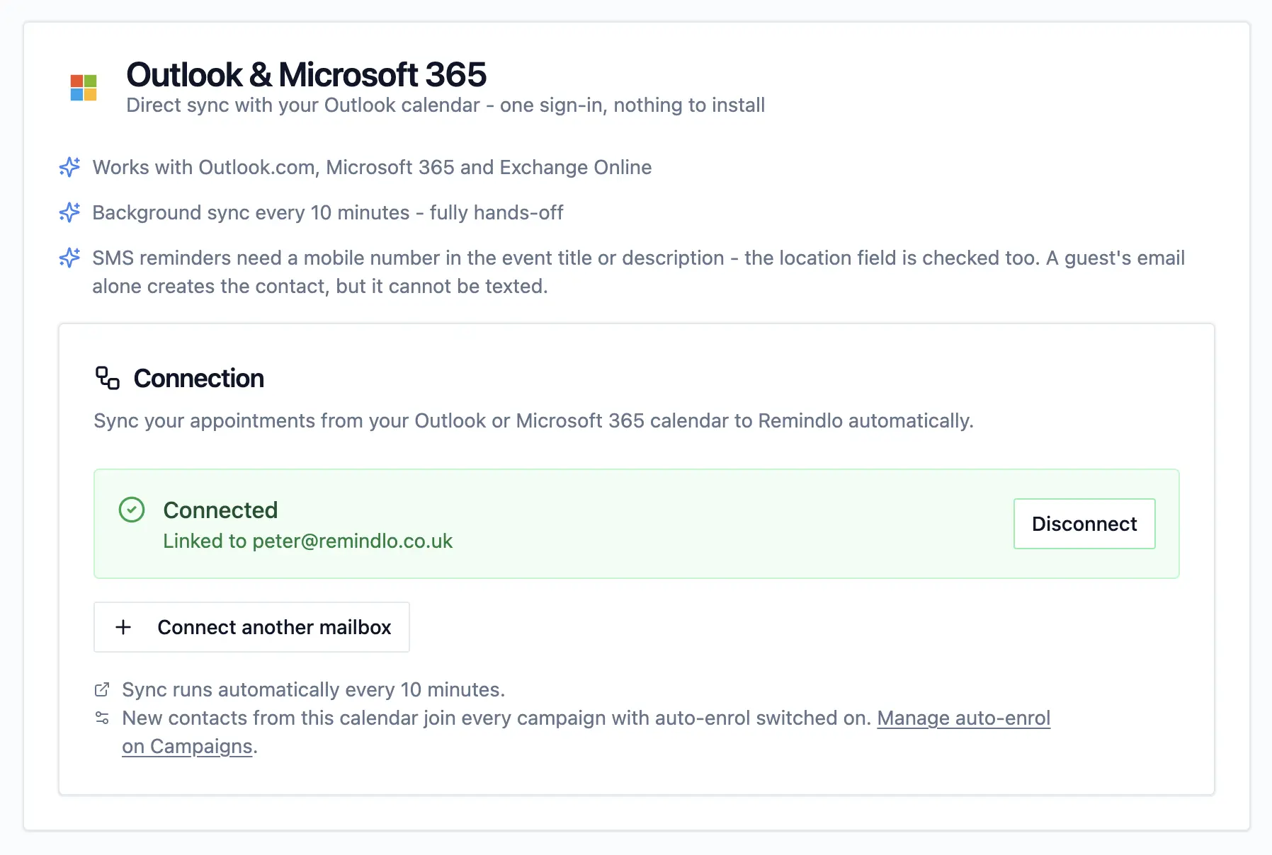 Outlook SMS Integration Outlook SMS Integration