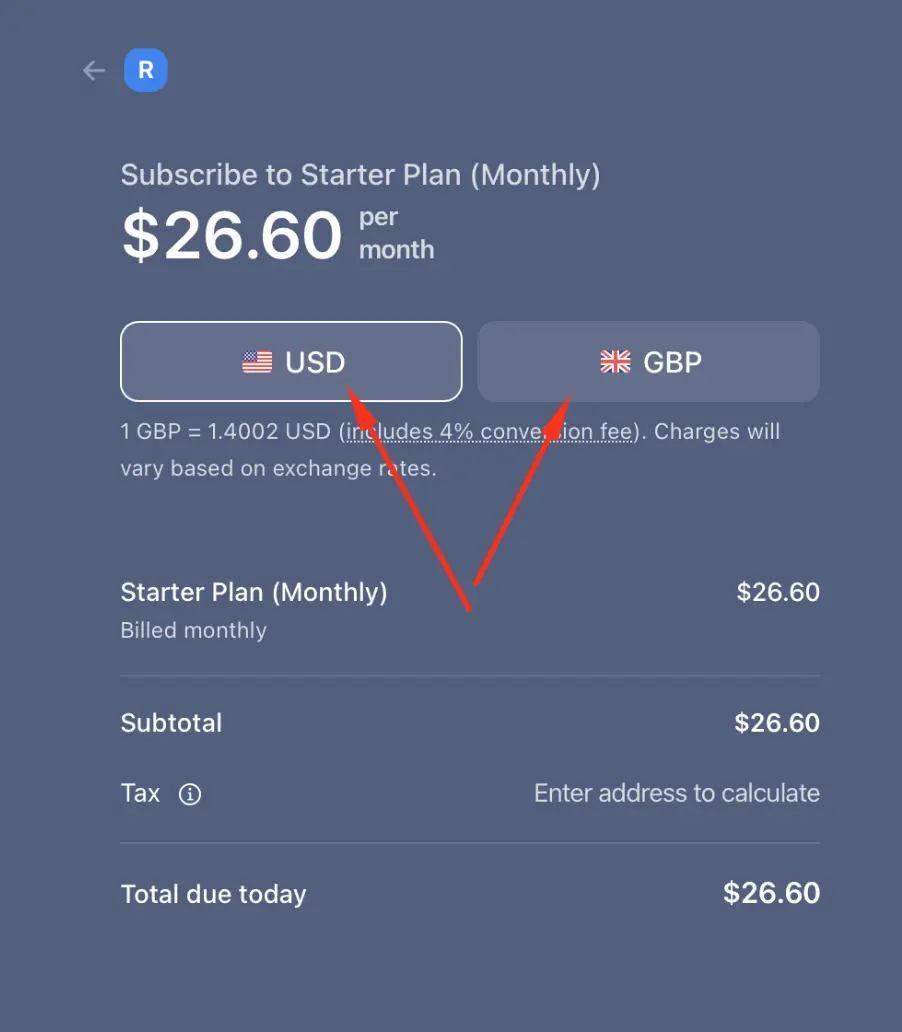 Paying For Remindlo In Usd