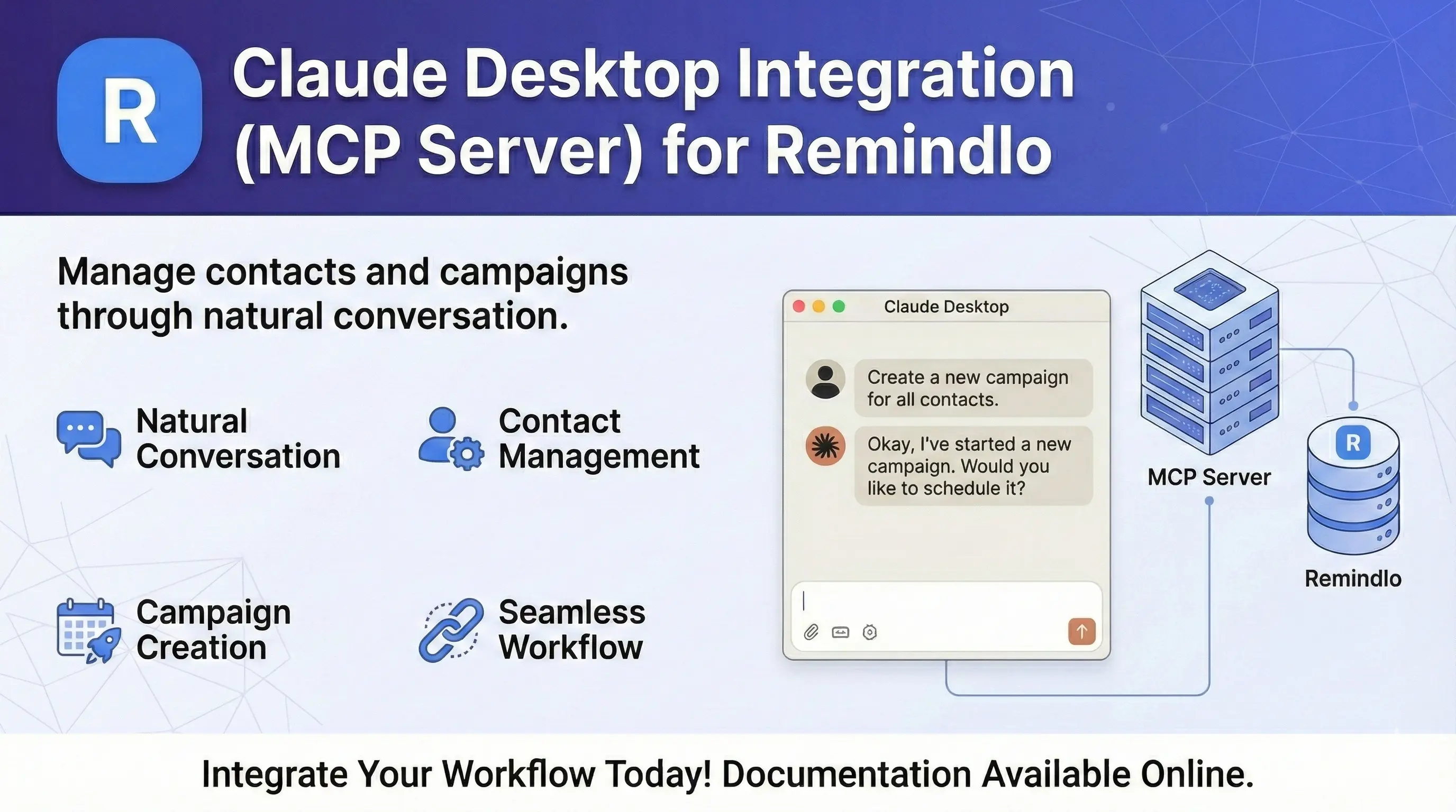 Claude AI Integration (MCP Server for sending SMS)