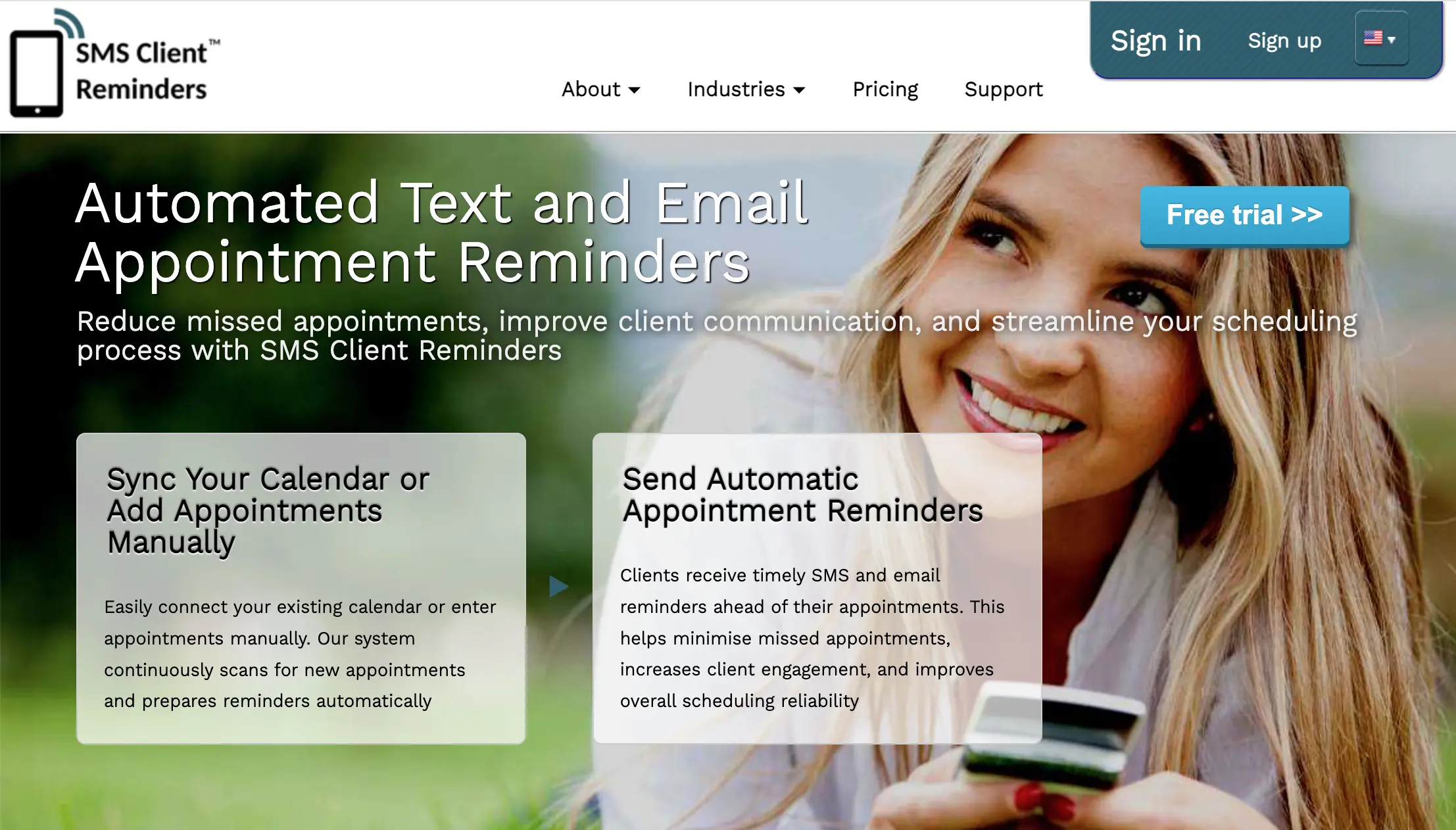 Smsclientreminders Main Website Smsclientreminders Main Website