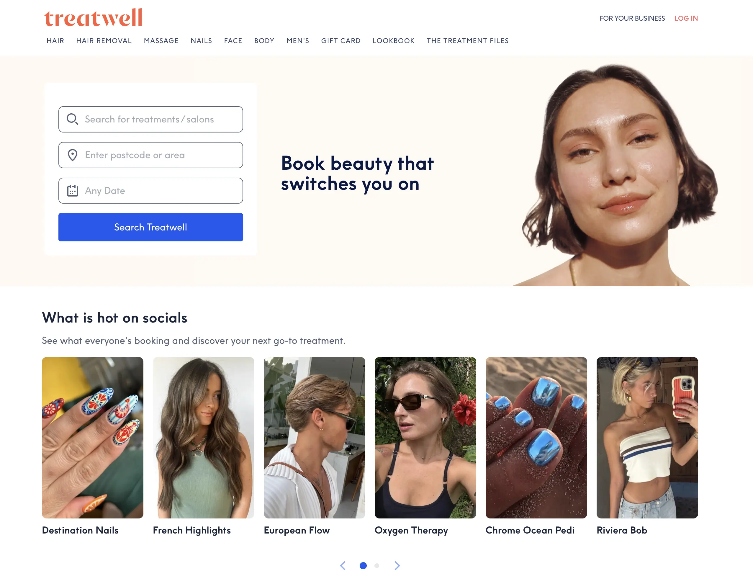 Treatwell Website Treatwell Website
