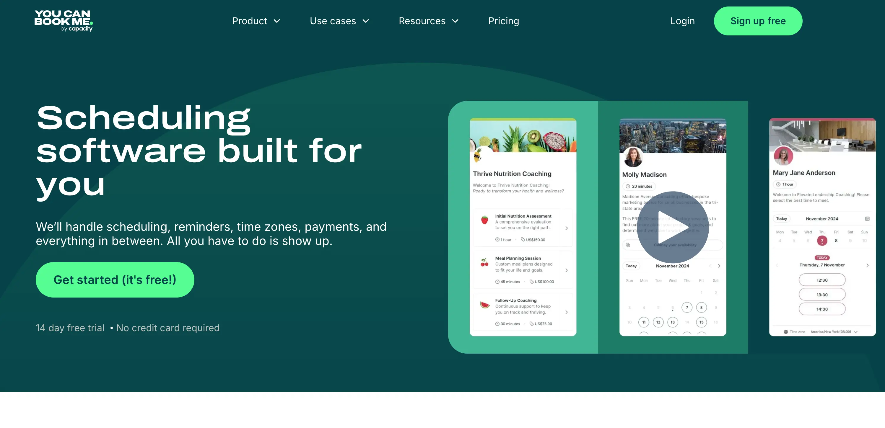 youcanbookme Main Website